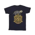 Miniatyrbild 1 av 3: Harry Potter Hufflepuff Sketch Crest T-shirt för herrar