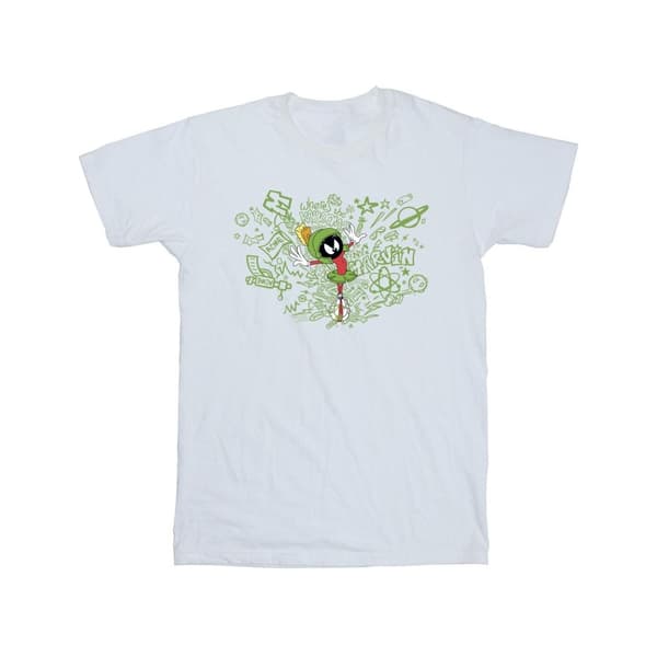 Looney Tunes ACME Doodles Marvin Martian t-shirt i bomull för flickor