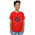 Miniatyrbillede 2 af 3: Harry Potter Boys Christmas Knit T-Shirt