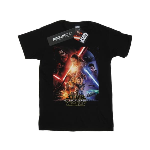 Star Wars T-shirt med Force Awakens-affisch för pojkar