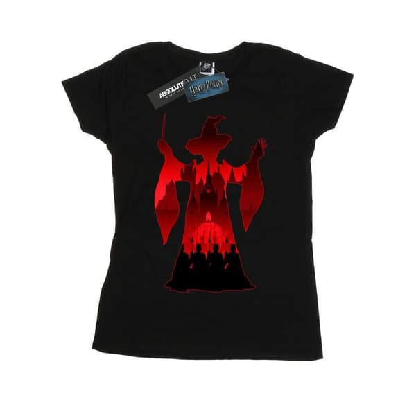 Harry Potter Womens/Ladies Minerva McGonagall Silhouette Cotton T-Shirt