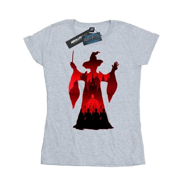 Harry Potter Dam/Minerva McGonagall Silhuett T-shirt i bomull