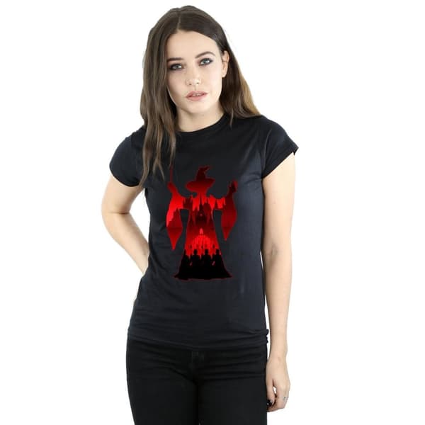 Harry Potter Womens/Ladies Minerva McGonagall Silhouette Cotton T-Shirt