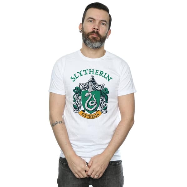 Harry Potter Mens Slytherin Crest T-Shirt