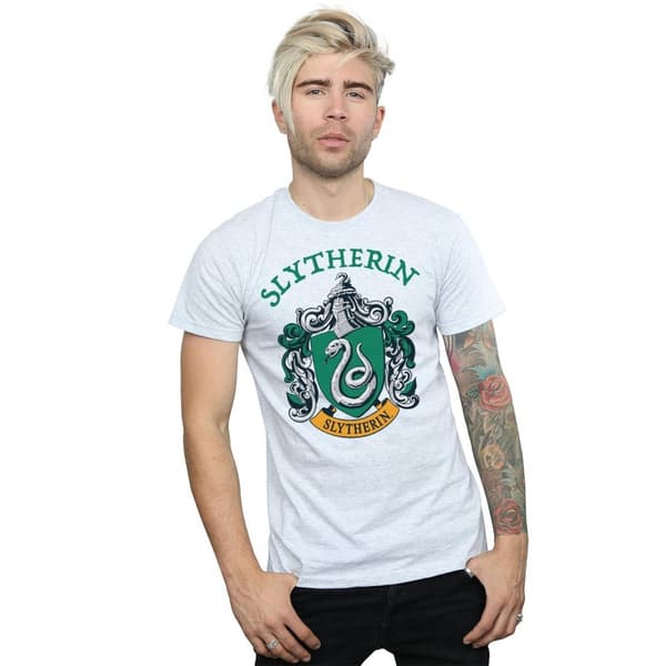 Harry Potter Mens Slytherin Crest T-Shirt