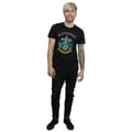 Miniatyrbilde 4 av 5: Harry Potter Mens Slytherin Crest T-Shirt