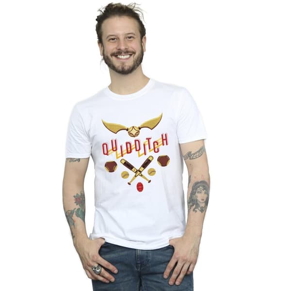 Harry Potter Mens Quidditch Golden Snitch T-Shirt