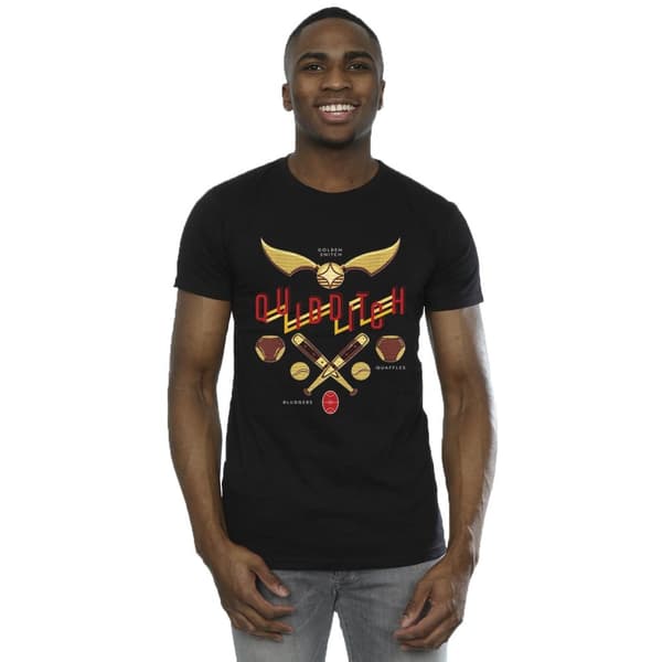 Harry Potter Mens Quidditch Golden Snitch T-Shirt