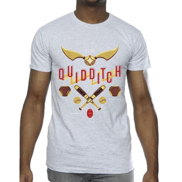 Harry Potter Mens Quidditch Golden Snitch T-Shirt