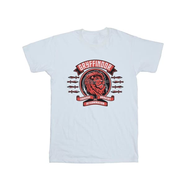Harry Potter Girls Gryffindor Toon Crest Cotton T-Shirt