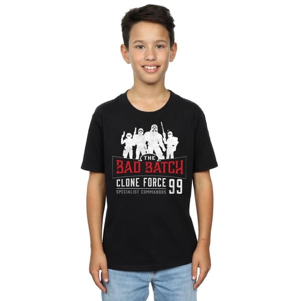 Star Wars Boys The Bad Batch Clone Force 99 T-Shirt