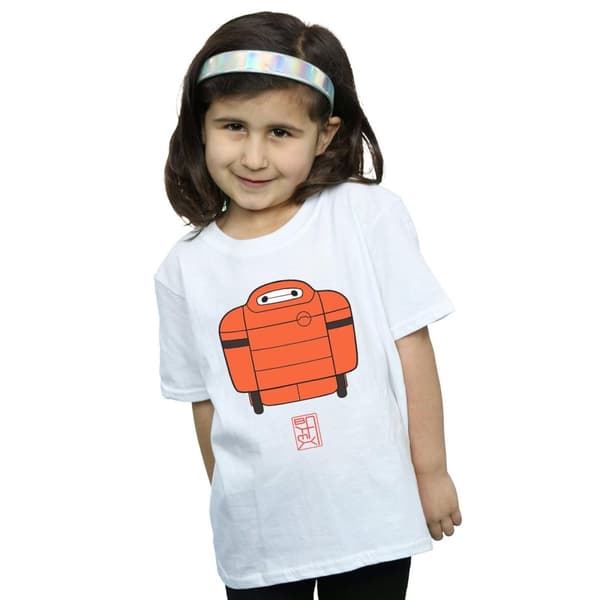 Disney T-shirt i bomull med Baymax-dräkt från Big Hero 6 för flickor