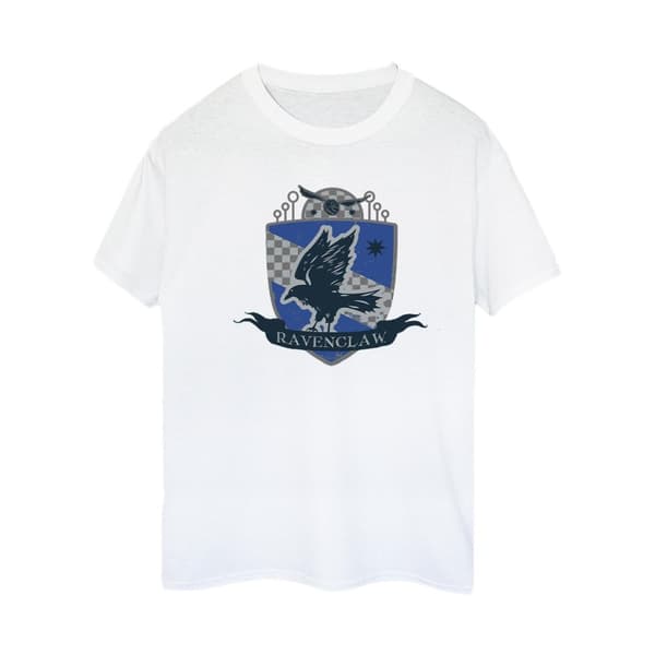 Harry Potter Womens/Ladies Ravenclaw Chest Badge Cotton Boyfriend T-Shirt