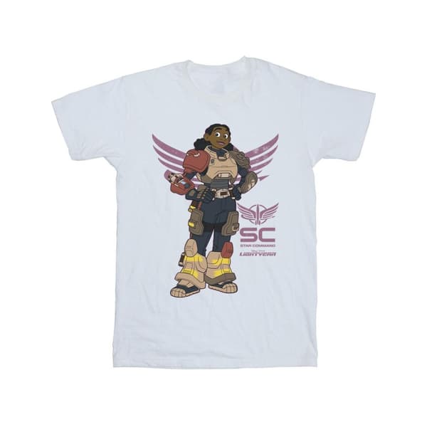 Disney Lightyear Izzy Star Command bomulls-T-shirt för flickor