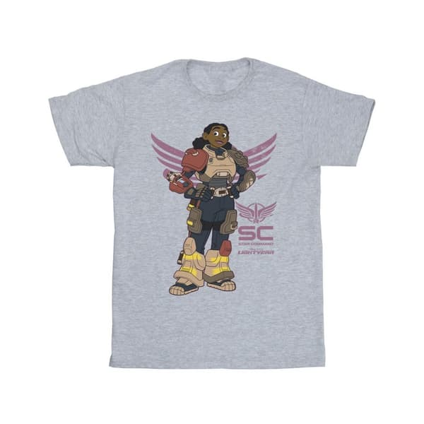 Disney Girls Lightyear Izzy Star Command Cotton T-Shirt