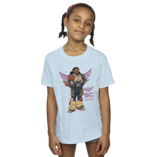 Disney Lightyear Izzy Star Command bomulls-T-shirt för flickor