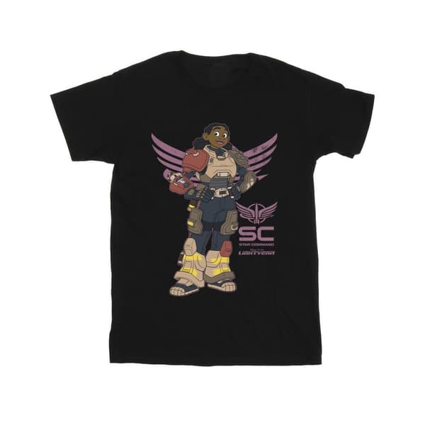 Disney Girls Lightyear Izzy Star Command Cotton T-Shirt