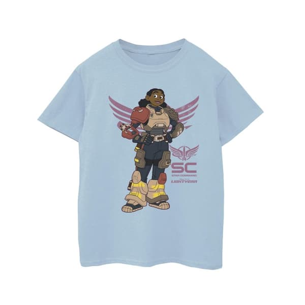 Disney Lightyear Izzy Star Command bomulls-T-shirt för flickor