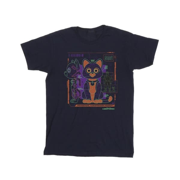Disney T-shirt i teknisk bomull med Lightyear Sox för flickor