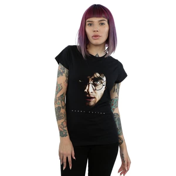 Harry Potter Dam/Lady Dark Portrait T-shirt i bomull
