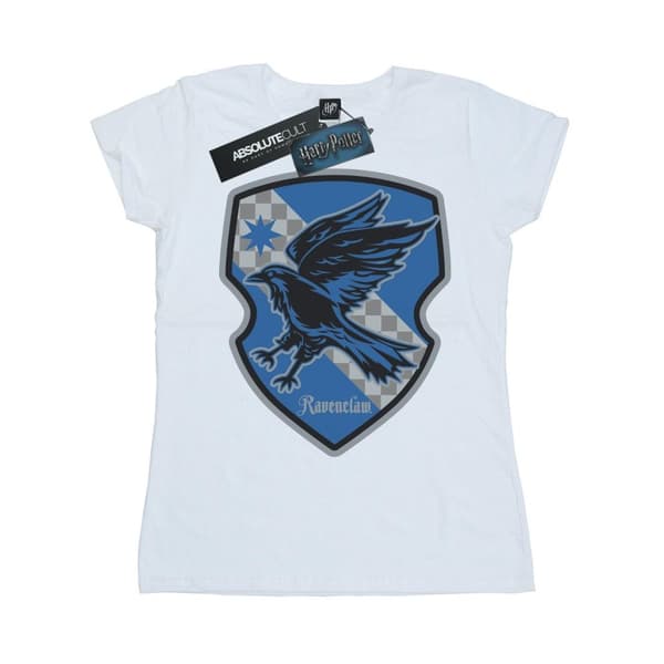 Harry Potter Womens/Ladies Ravenclaw Crest Flat Cotton T-Shirt