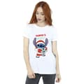Pikkukuva 2 / 3: Disney Womens/Ladies Lilo & Stitch Santa´s Here Cotton Boyfriend T-Shirt