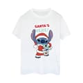 Pikkukuva 1 / 3: Disney Womens/Ladies Lilo & Stitch Santa´s Here Cotton Boyfriend T-Shirt