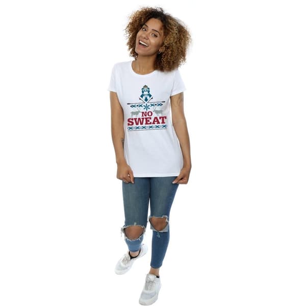 Disney Womens/Ladies Frozen Oaken No Sweat Cotton T-Shirt