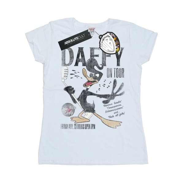 Looney Tunes Womens/Ladies Daffy Duck Concert Cotton T-Shirt