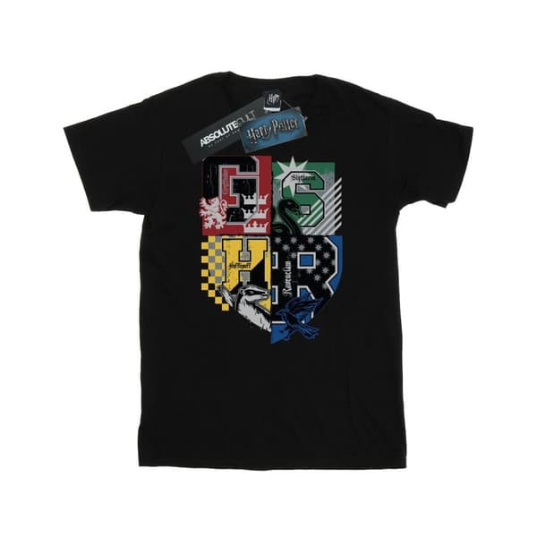Harry Potter Dam/Tjej Hogwarts Varsity Bomull Boyfriend T-shirt