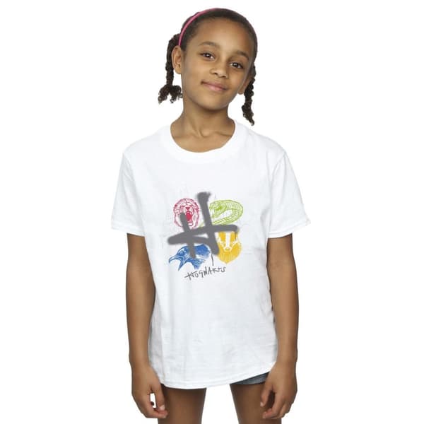 Harry Potter Emblems H Spray bomulls-T-shirt för flickor
