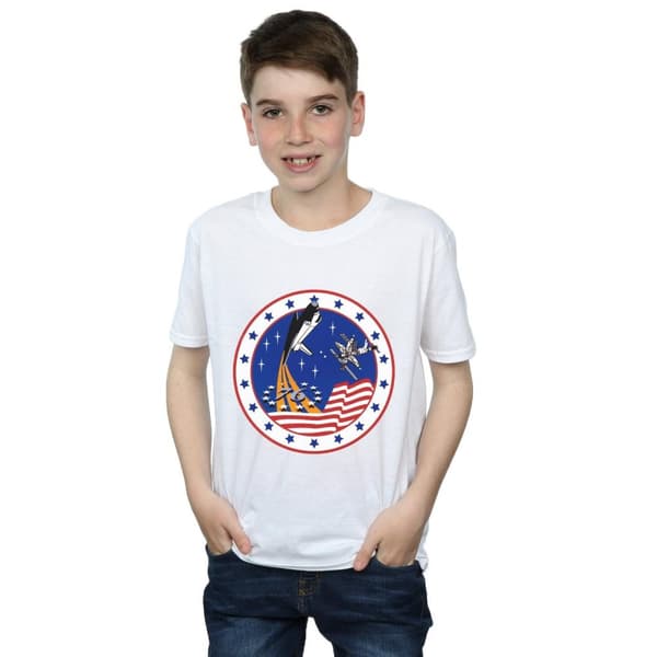 NASA Klassisk Rocket 76 T-shirt för pojkar