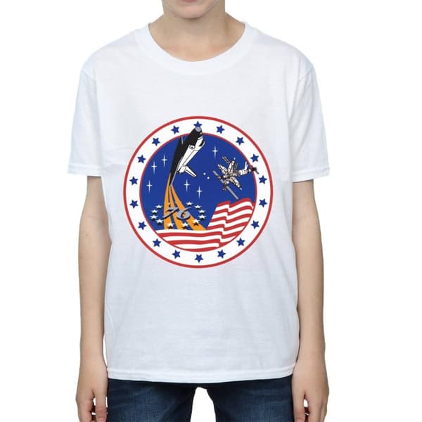 NASA Klassisk Rocket 76 T-shirt för pojkar