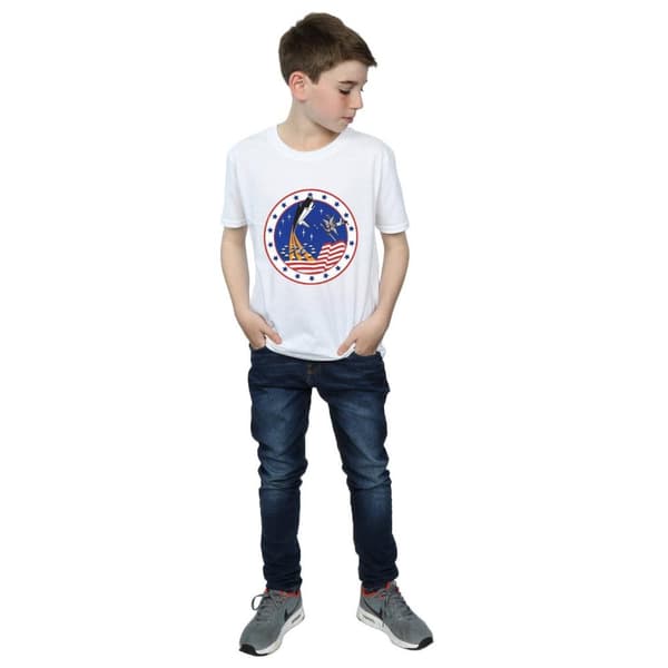 NASA Klassisk Rocket 76 T-shirt för pojkar