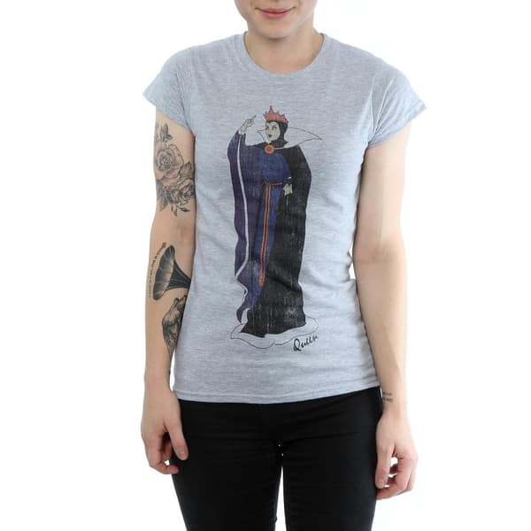 Disney Womens/Ladies Classic Evil Queen Grimhilde Cotton T-Shirt