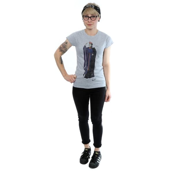 Disney Womens/Ladies Classic Evil Queen Grimhilde Cotton T-Shirt