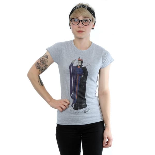 Disney Womens/Ladies Classic Evil Queen Grimhilde Cotton T-Shirt