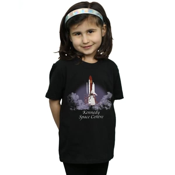 NASA Girls Kennedy Space Centre Lift Off Cotton T-Shirt