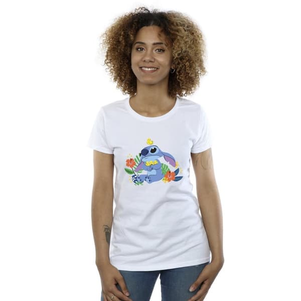 Disney Dam/Tjej Lilo & Stitch Birds - T-shirt i bomull