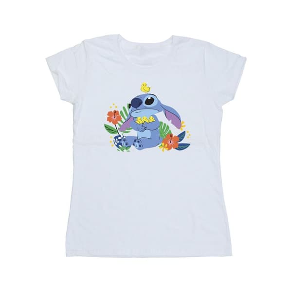 Disney Womens/Ladies Lilo & Stitch Birds Cotton T-Shirt