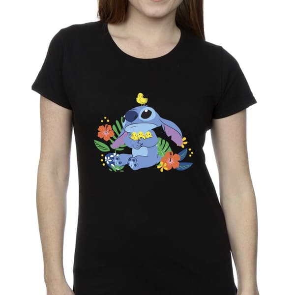Disney Dam/Tjej Lilo & Stitch Birds - T-shirt i bomull