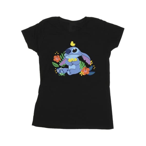 Disney Dam/Tjej Lilo & Stitch Birds - T-shirt i bomull