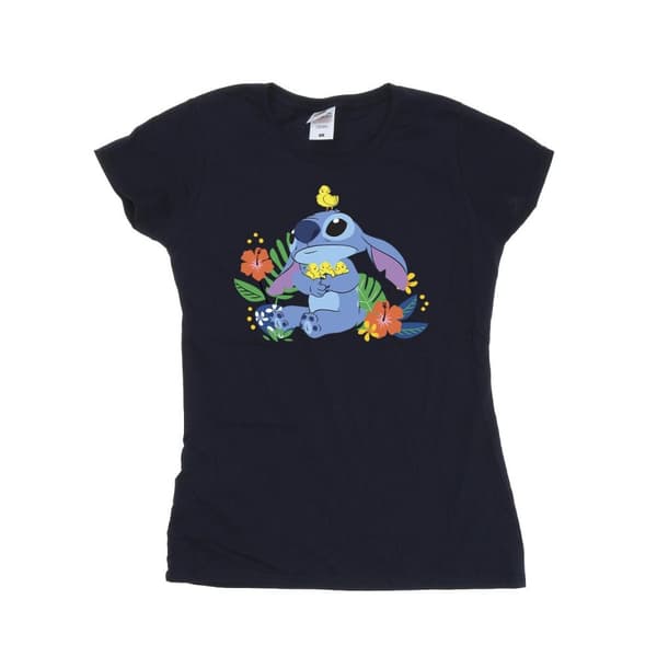 Disney Womens/Ladies Lilo & Stitch Birds Cotton T-Shirt