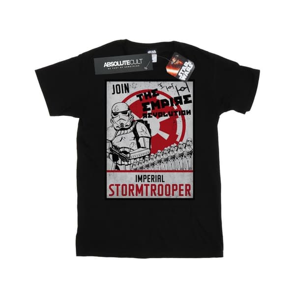 Star Wars The Empire Revolution bomulls-T-shirt för flickor