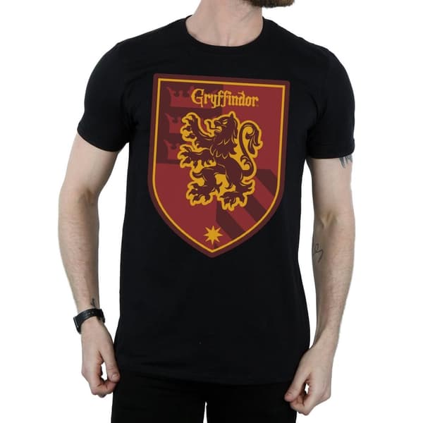 Harry Potter Gryffindor Crest Flat T-shirt för herrar