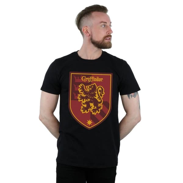 Harry Potter Gryffindor Crest Flat T-shirt för herrar