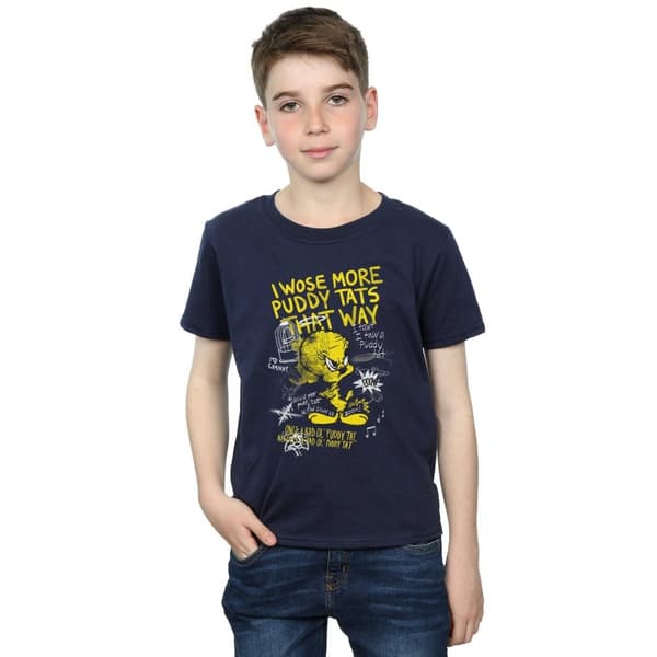 Looney Tunes Pojkar Tweety Pie More Puddy Tats T-shirt