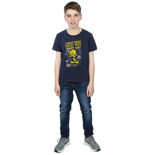 Looney Tunes Pojkar Tweety Pie More Puddy Tats T-shirt