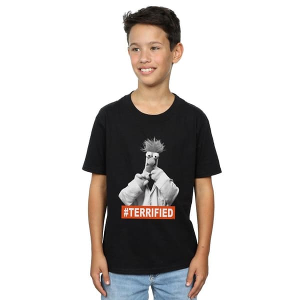 Disney Boys The Muppets Beaker Terrified T-Shirt