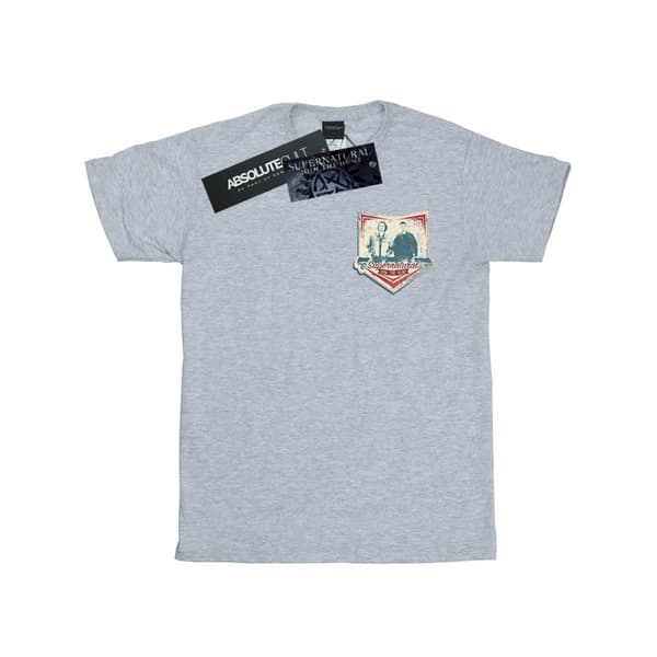 Supernatural Herr Winchester bröst t-shirt med tryck